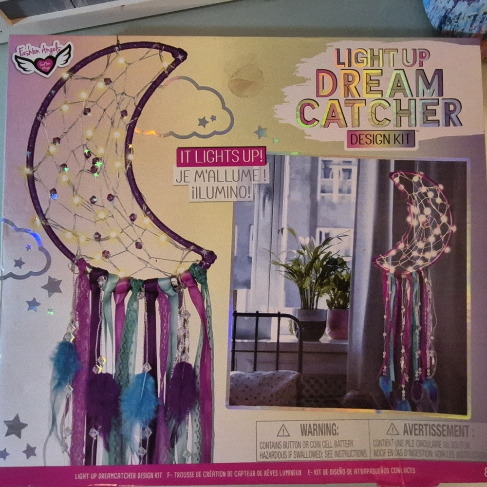 Light up dream catcher craft kit